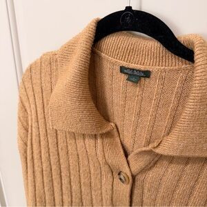 Wild Fable Tan Ribbed Cardigan